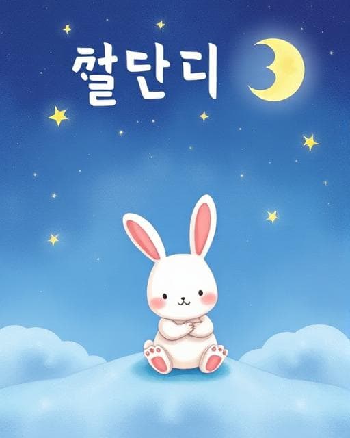 달빛 아래 작은 약속 예시 그림책 표지
